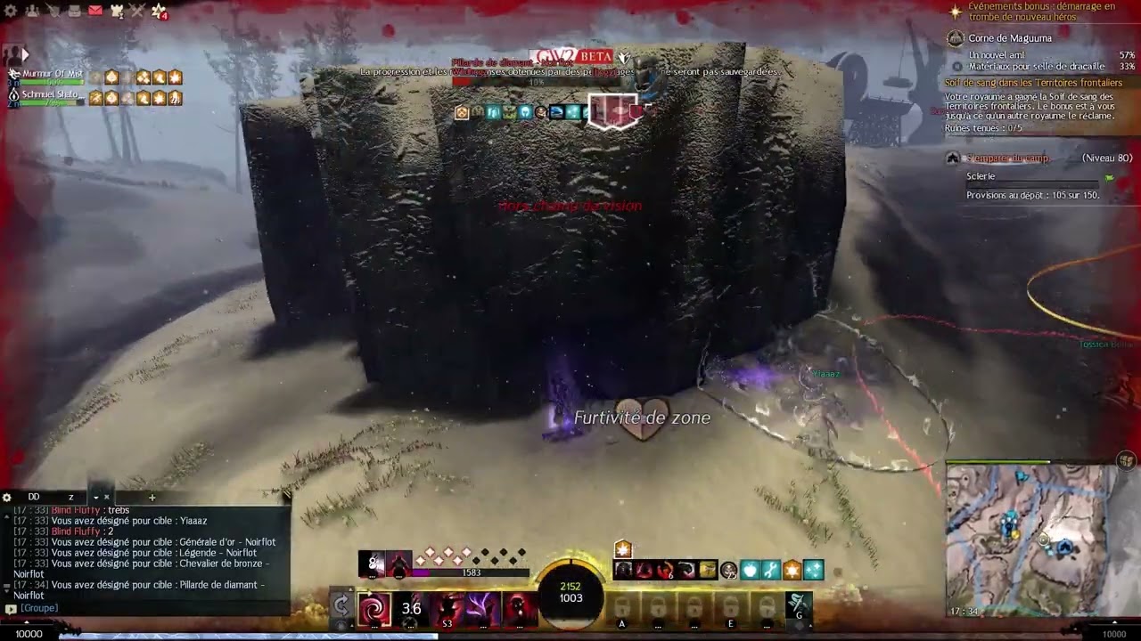 GW2 - WvW  Axe Specter  ( beta gameplay )