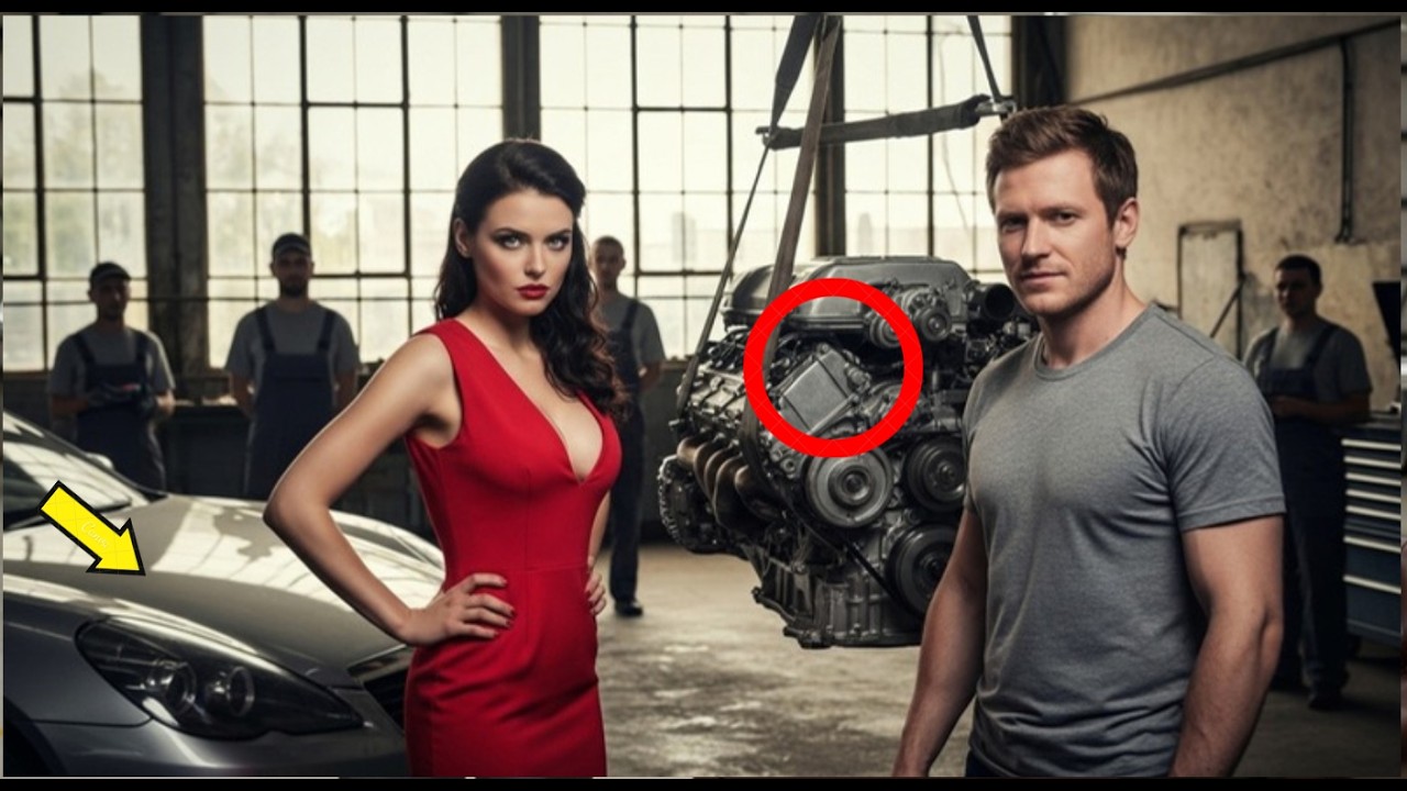 She Mocked the Single Dad Mechanic — Seconds Later, Her Luxury Engine Roared