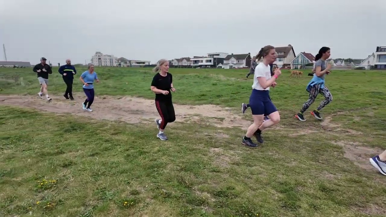 Waves, Dogs & Running At Crosby Beach, Liverpool