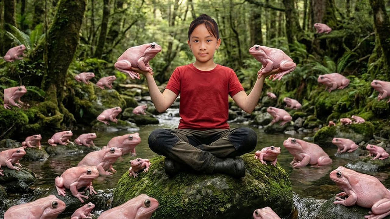 Amazing: Harvesting 500+ Wild Frogs - Primitive Frog Secrets | Solo Survival