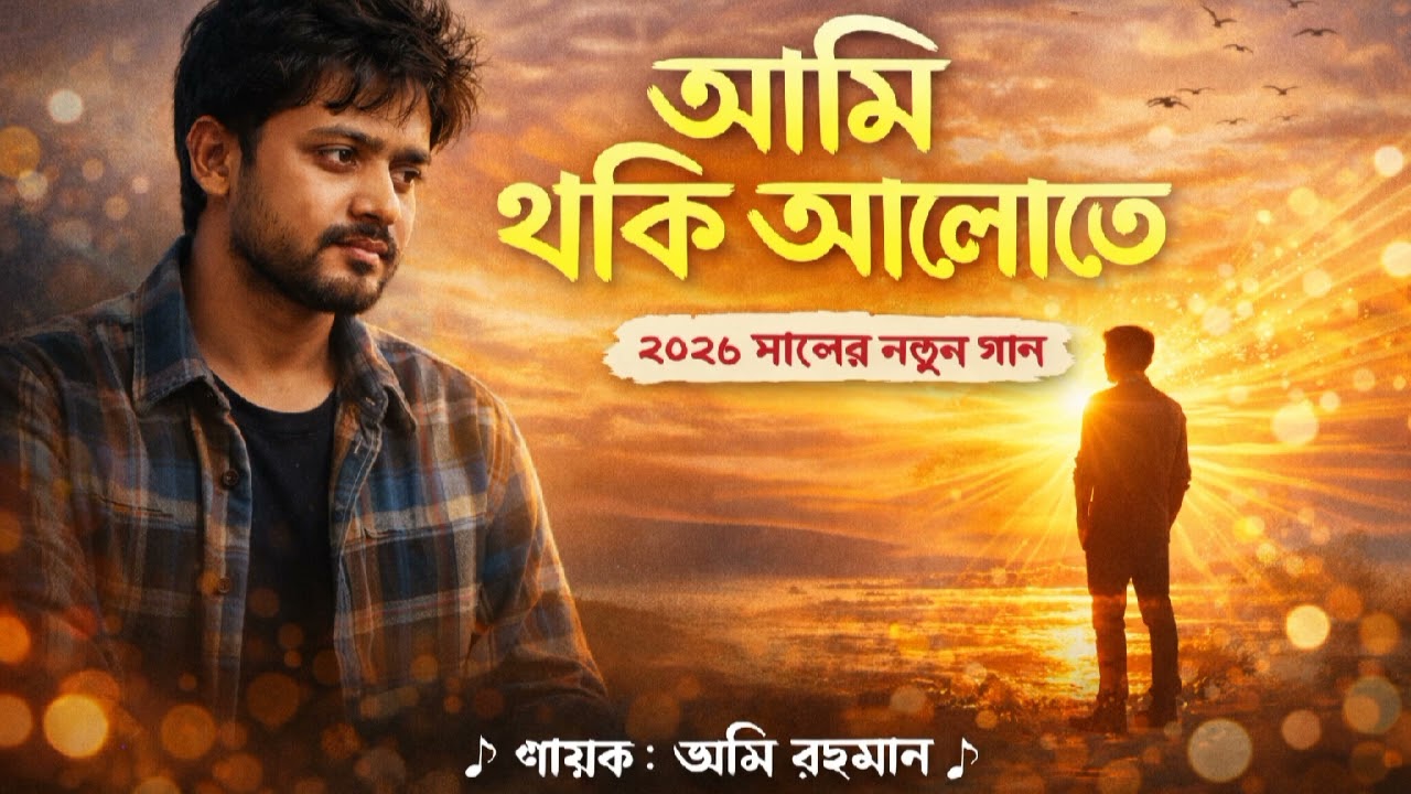 আমি থাকি আলোতে | Ami Thaki Alote | Lyrics Song | Ami Rahman | New Bangla Song 2026