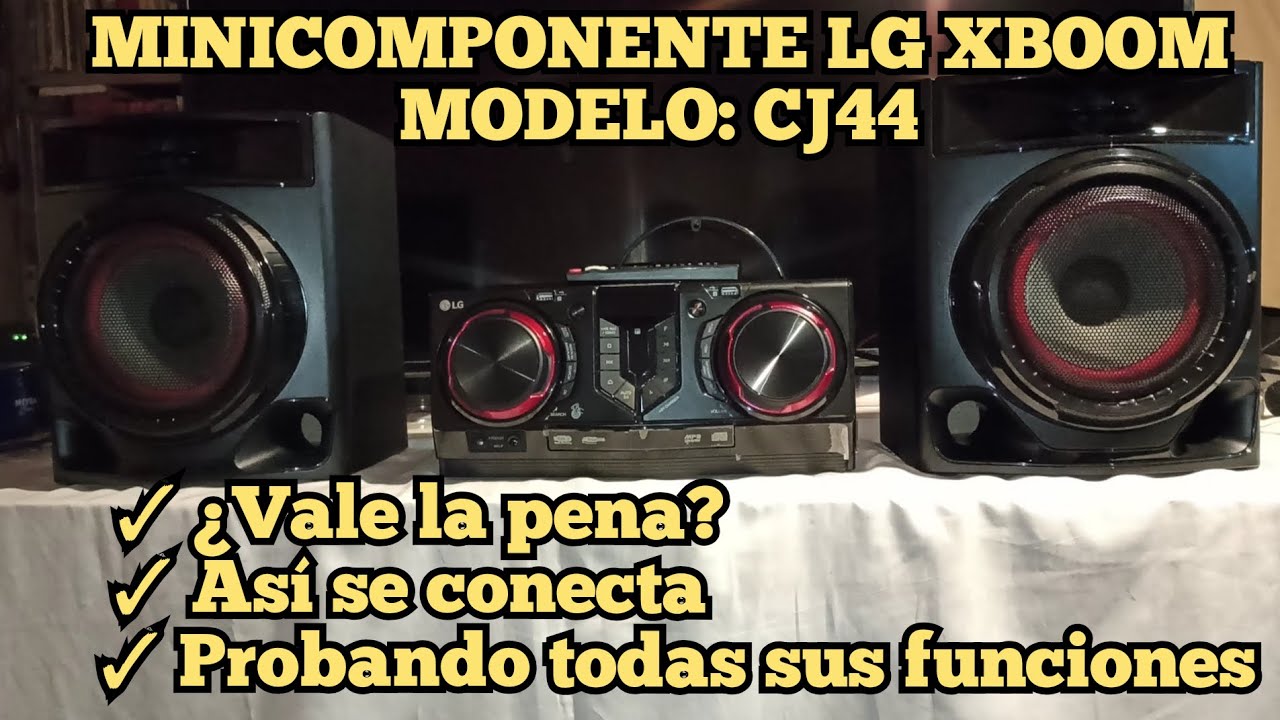 Lg Modelo CJ44 | Instalación y Prueba