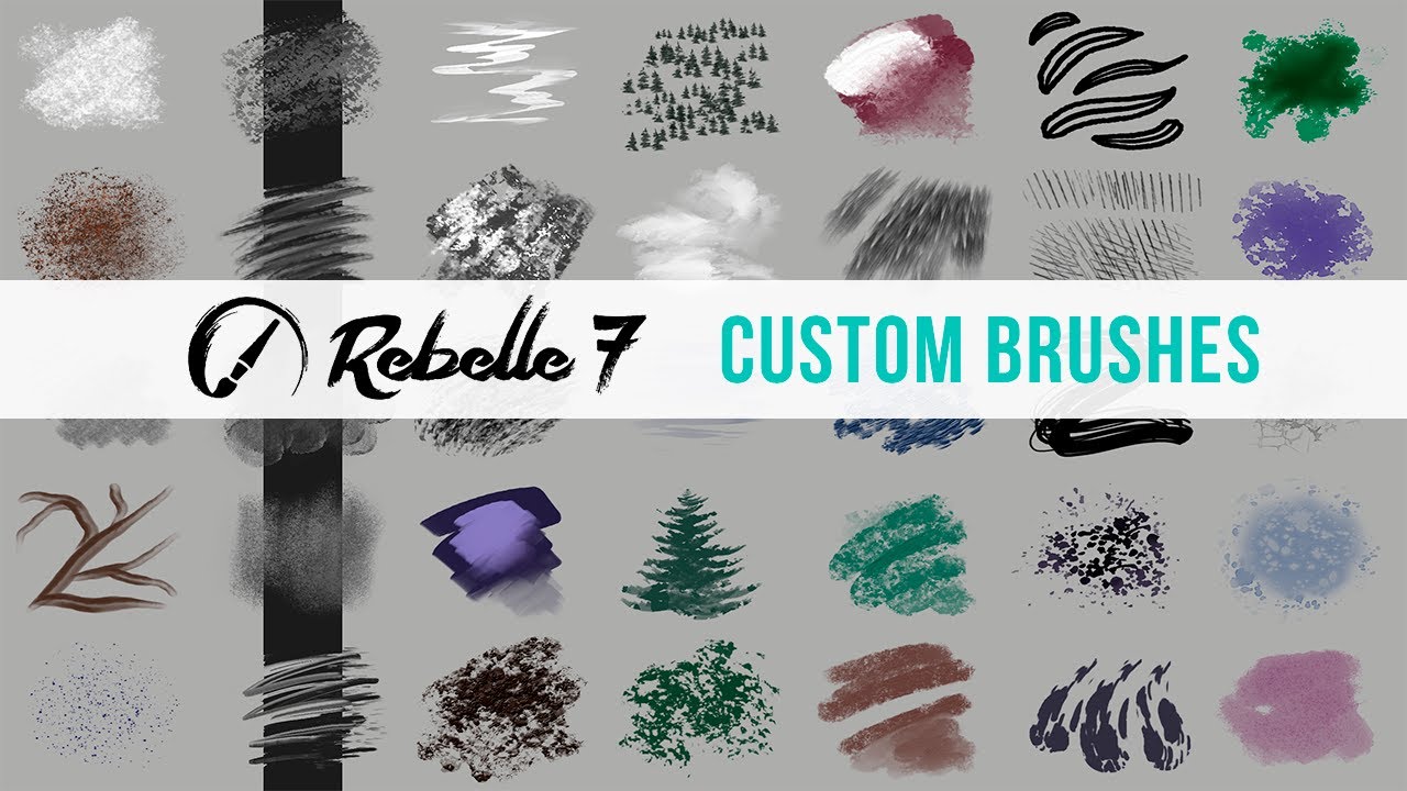 Custom Brushes for Rebelle 7 Pro & Standard - Starter Pack 2024