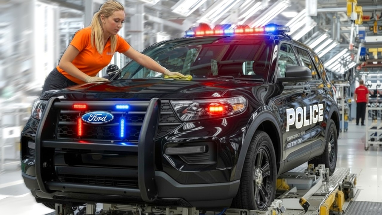Secret Ford Police Interceptor Utility Assembly line – How Ford Explorer is modified into Patrol SUV
