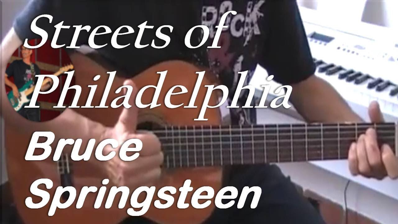 STREETS OF PHILADELPHIA -BRUCE SPRINGSTEEN - TUTO GUITARE + PARTITION - TAB