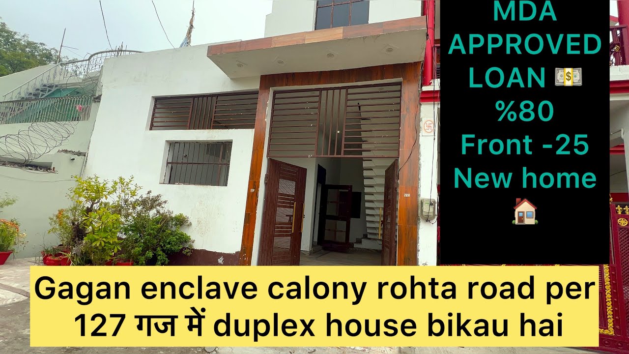 GAGAN ENCLAVE CALONY Meerut City,// MDA APPROVED Rohta Road 🛣️ Duplex House 🏠 For Sale  #house #sale