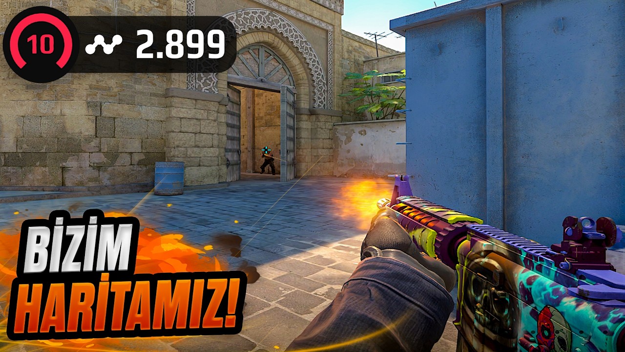 FACEIT 2900+ ELO | BİZİM HARİTAMIZ! | Dust 2 (CS2 POV/Gameplay)