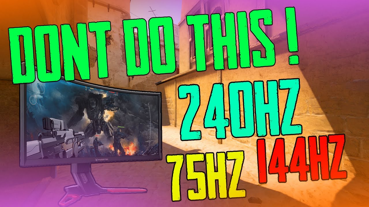 Watch This Before Buying A High Refresh Rate Monitor