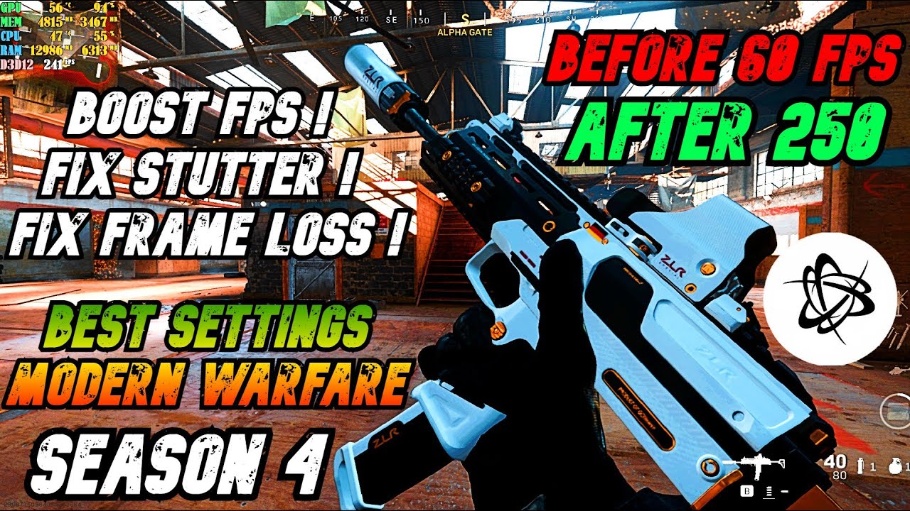 Best Pc Settings for Modern Warfare SEASON 4! (Optimize FPS & Visibility)
