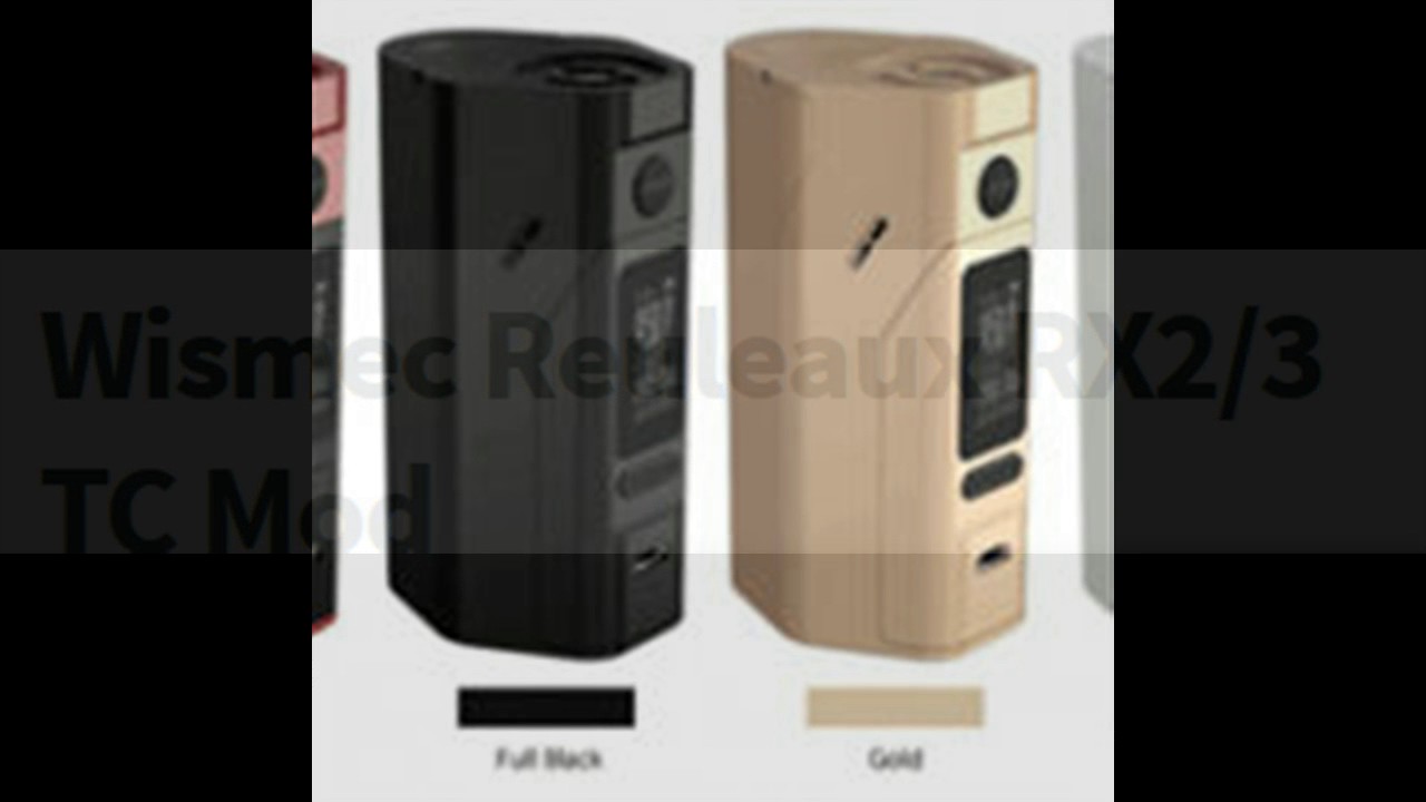 Wismec RX300 Released with Comparison RX2/3 Mod