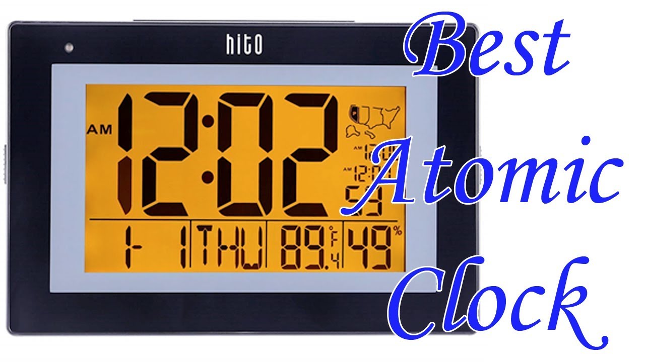 ✅ 10 Best Atomic Clocks 2022 || Best Atomic Wall Clock with Indoor Outdoor Temperature 💦