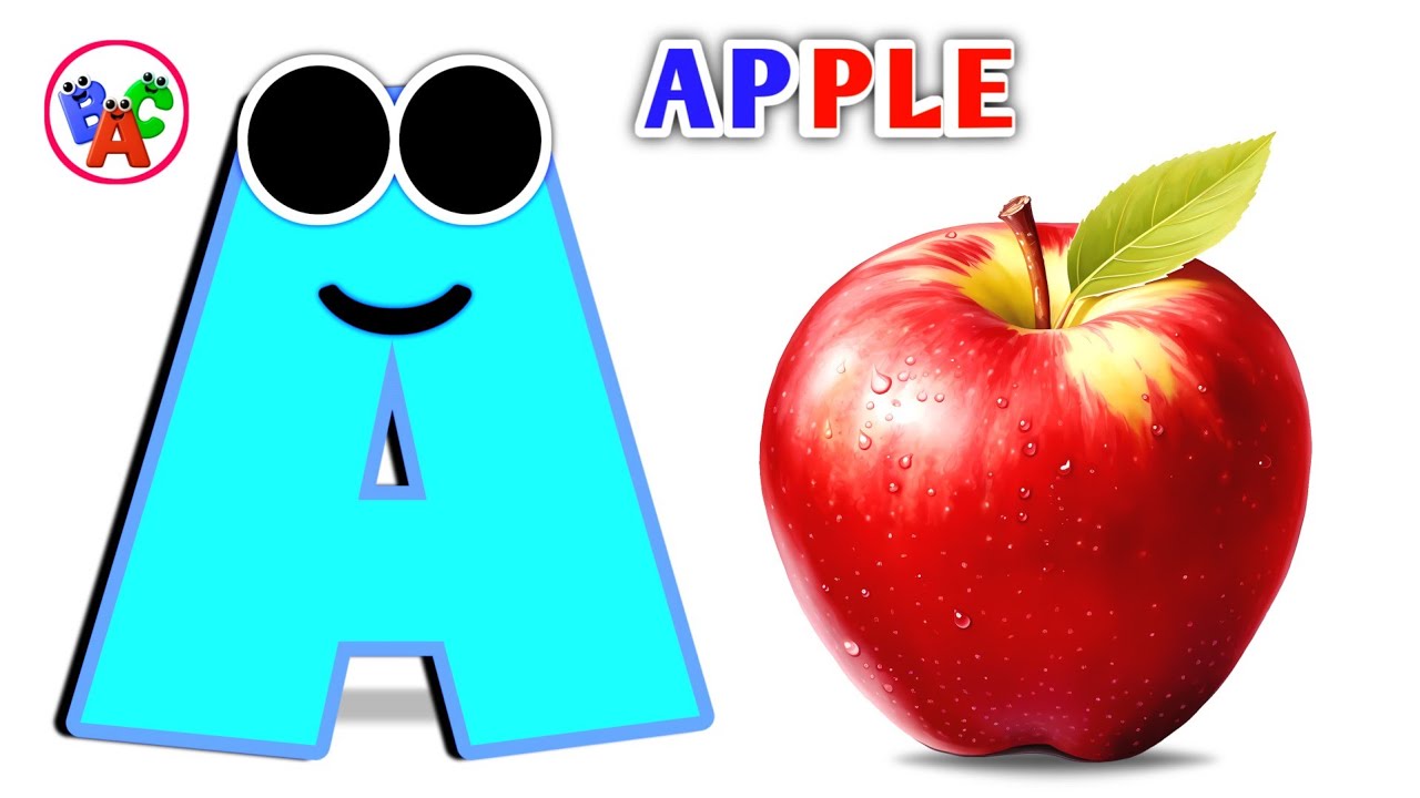 ABC Phonics Song A to Z 🎵 | Fun Alphabet Learning for Kids | A for Apple 🍎