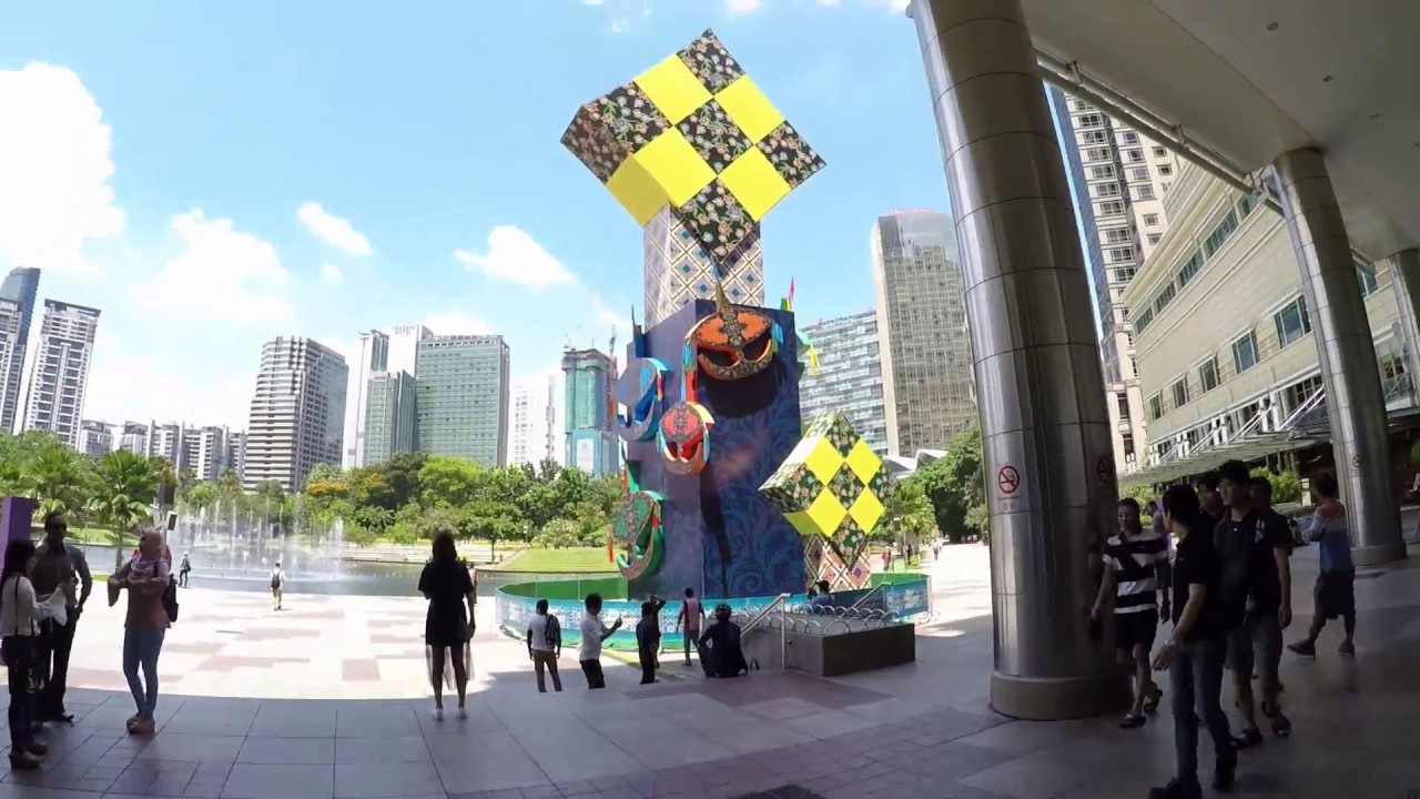 Imbi駅LowYatPlaza～Bukit Bintang駅前lot10～PAVILION～KLCC水族館～LRTのKLCC駅のあるスリアKLCCショッピングセンターまでの徒歩映像