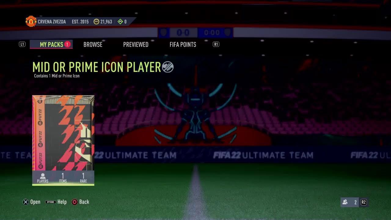 FIFA 22 Mid or Prime Icon Pack