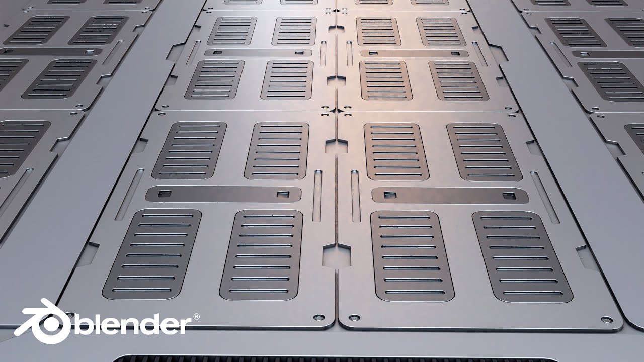 How to create Sci Fi Panels in Blender