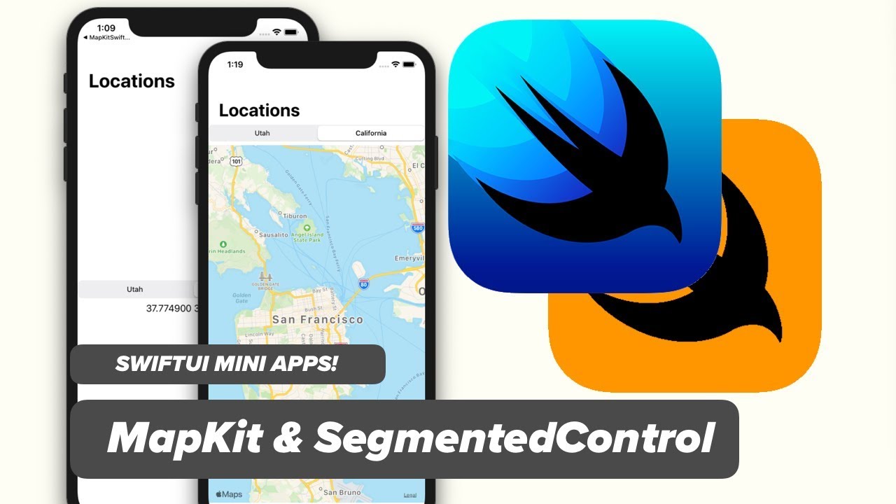 SwiftUI with UIKit - Switch between locations with MapKit and SegmentedControl