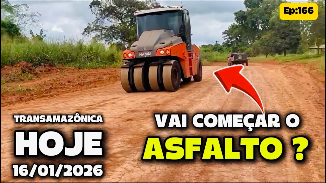 SERÁ QUE VAI COMEÇAR O ASFALTO? 16/01/2026