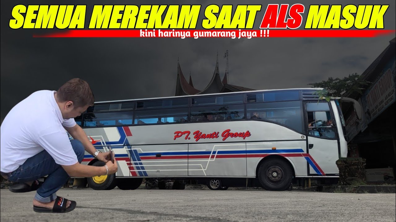 ADA YANG UNIK DENGAN BUS ALS SATU INI, SEMUA BERDIRI UNTUK MEREKAM || BUS LEGEND