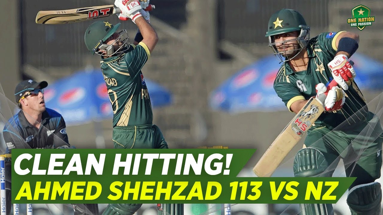 Ahmed Shehzad's Stunning ODI Hundred vs New Zealand at Sharjah, 2014