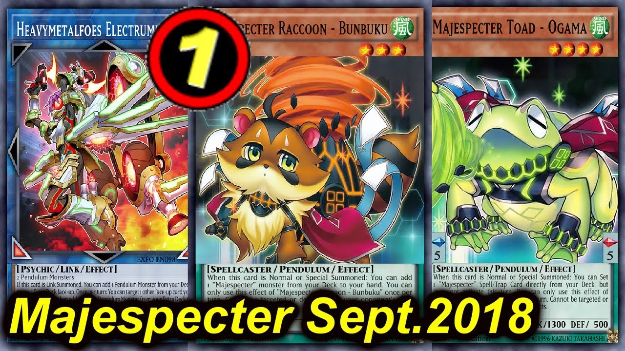 【YGOPRO】MAJESPECTER DECK *september banlist 2018*