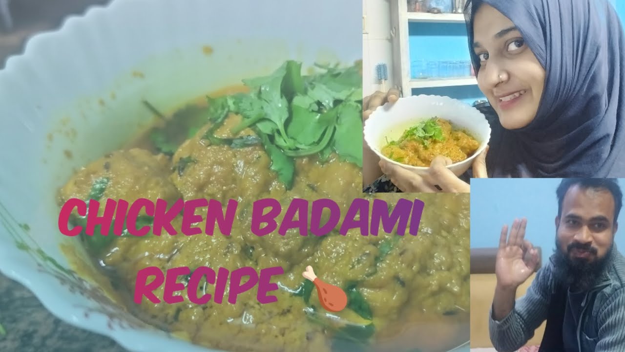 Chicken Badami Recipe🍗| Abaan Ko Anda Khana He😂 | Husband's Review On Dish 🌸