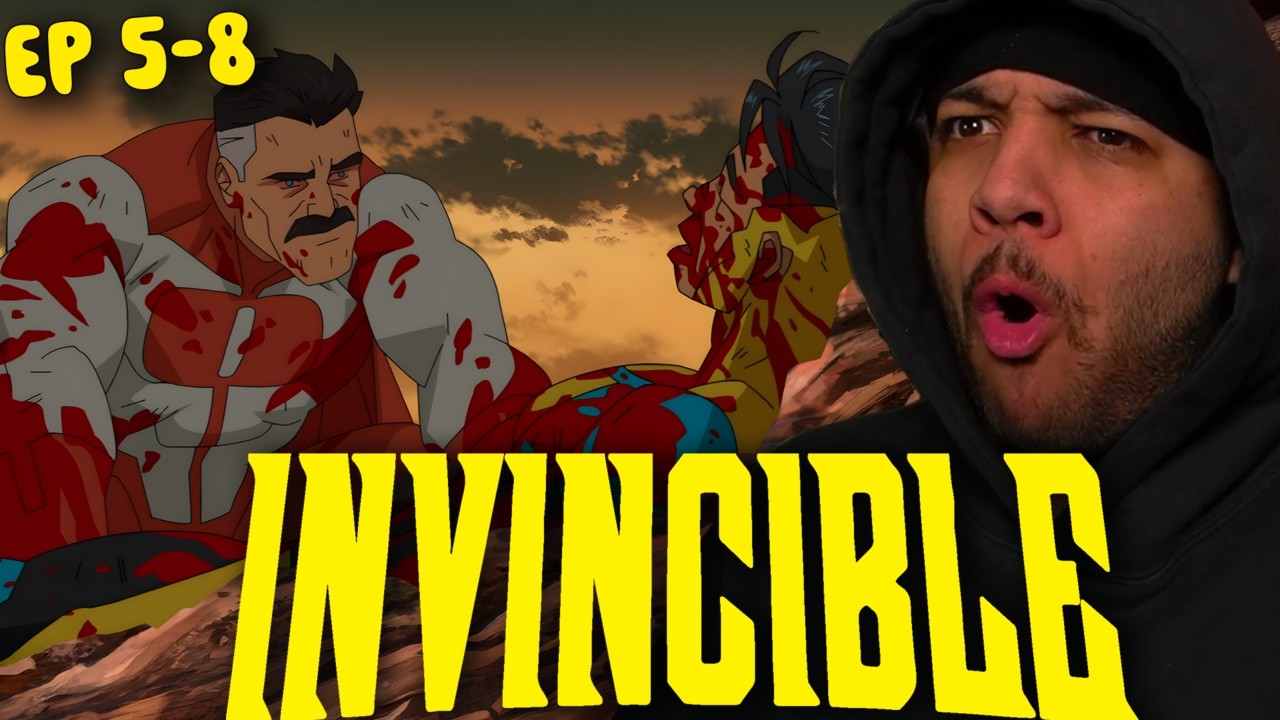 NOW THAT WAS A CRAZY ENDING!!! | Invincible Ep 5, 6, 7, 8 Reaction!