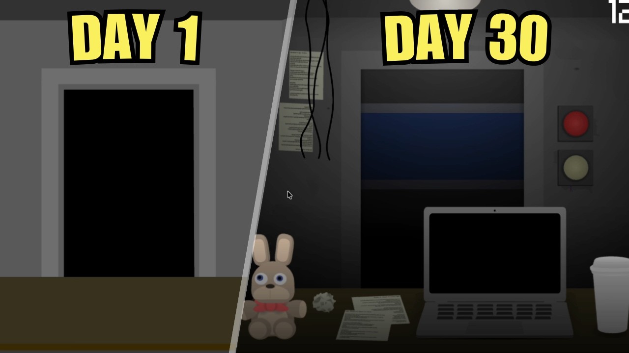30 Days of making a FNAF fan game on SCRATCH | Compilation
