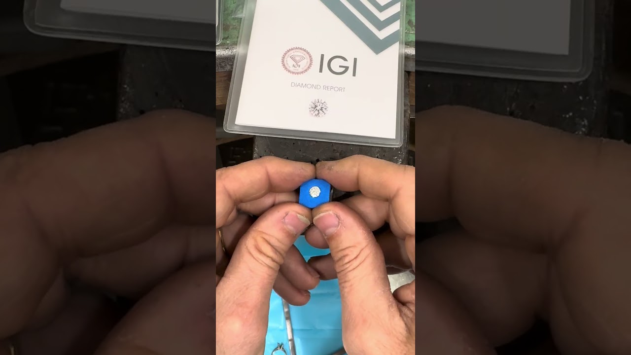 Diamante naturale, certificato IGI CT 0,72 H-VVS2