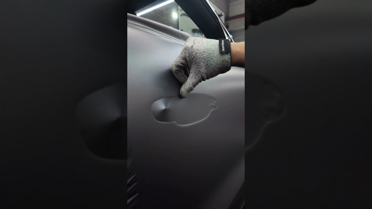 POV : Door Wrap - Car Wraps Uk - #carwraps #carwrapping #manchester #mattgrey #pov #porsche