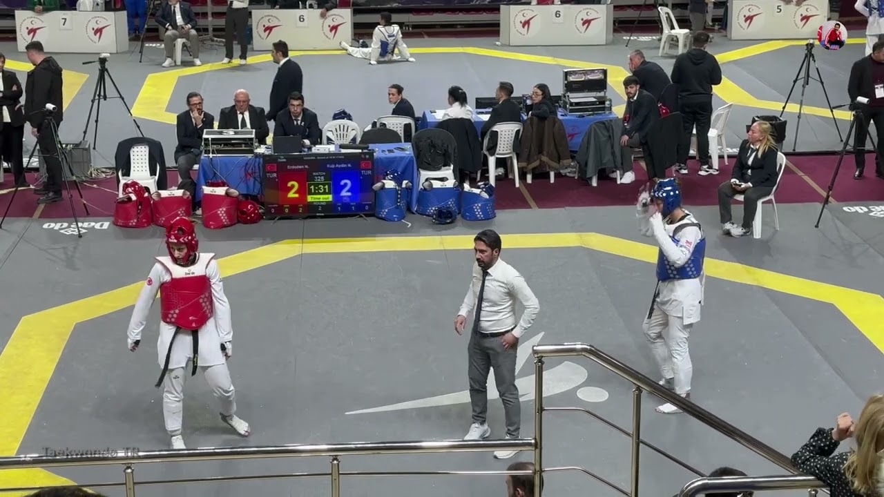 Nafia Kuş Aydın🔵 Nisa Erdoğan🔴 +73 Kg Female  2025 I Taekwondo Türkiye Şampiyonası #ankara