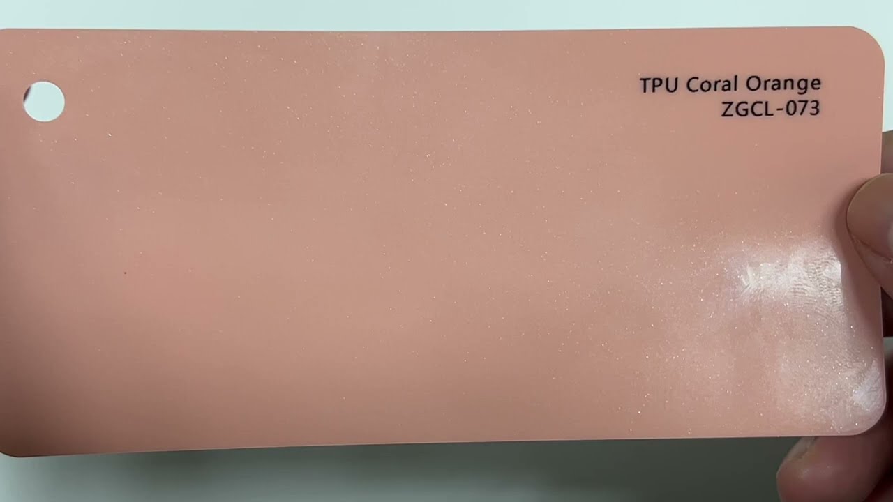 TPU Coral Orange PPF finish