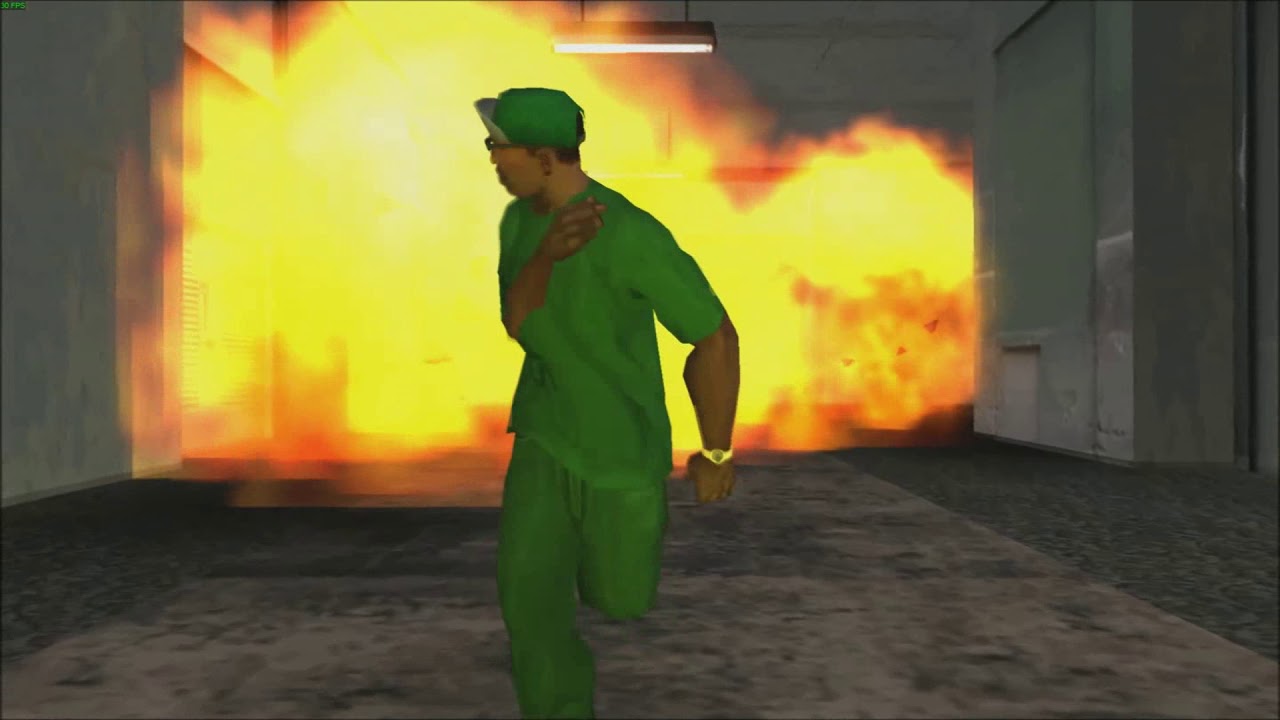 Grand Theft Auto San Andreas End of the Line (reversed)