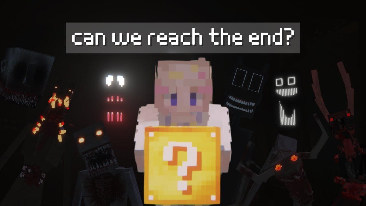 Can A Girl Beat Horror Minecraft With ONLY Lucky Blocks?
