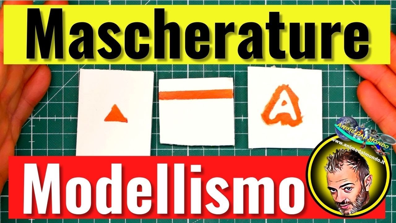 Mascherature Stencil e Liquid Mask per modellismo