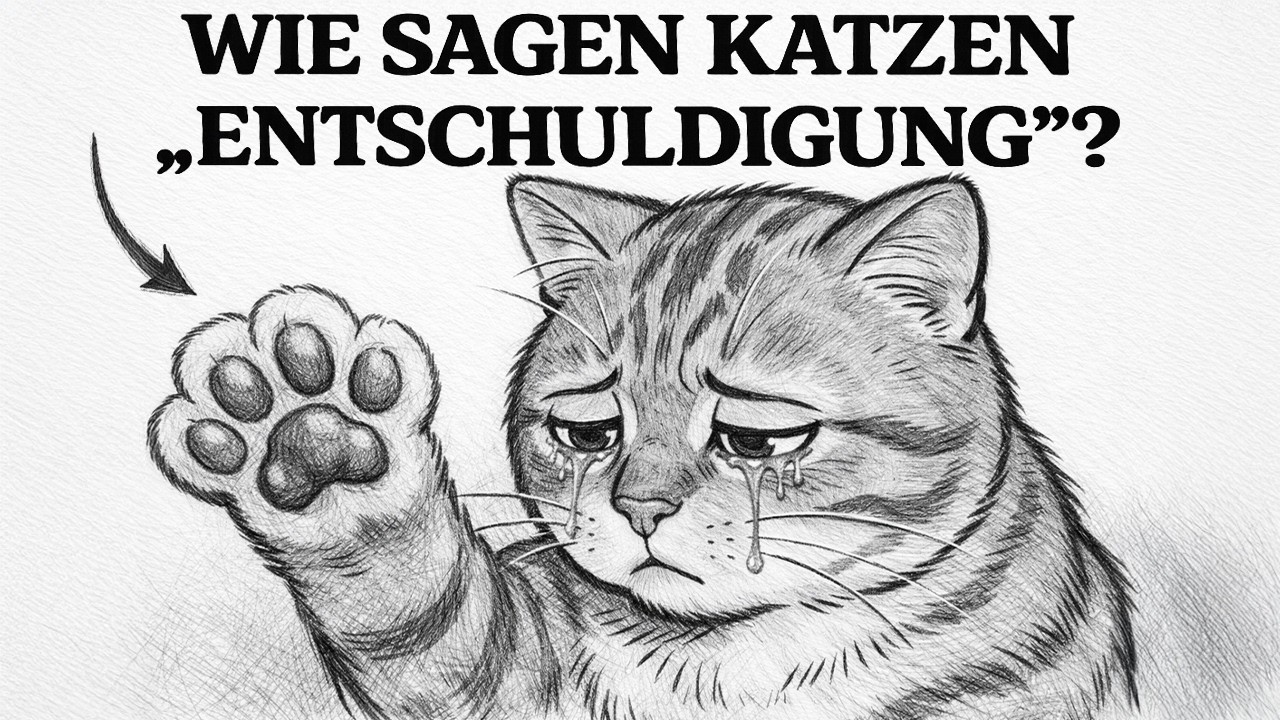 Wie Katzen sich beim Besitzer entschuldigen? (schockierend)
