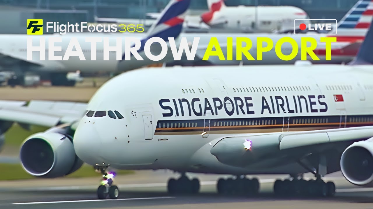 Heathrow Airport Live - Sunday 8th Feb 2026