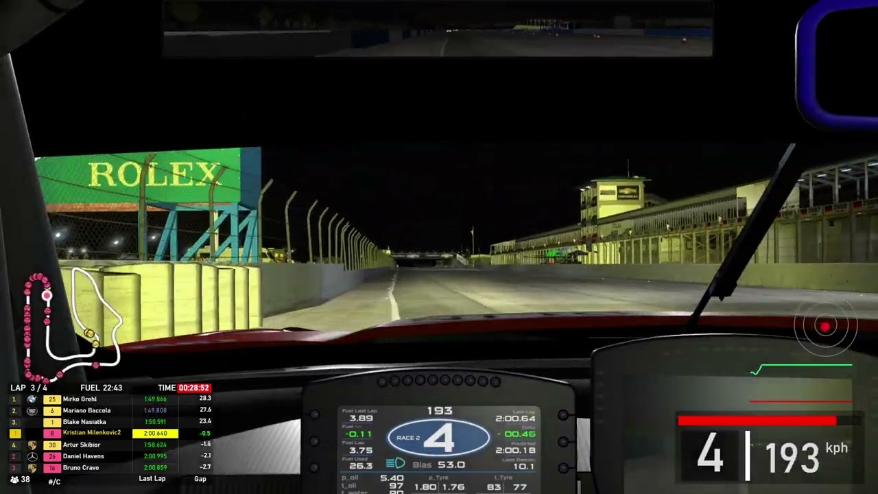 Practice For Sebring 6 Hours - Mustang GT3 @ Sebring International Raceway - IMSA iRacing Series