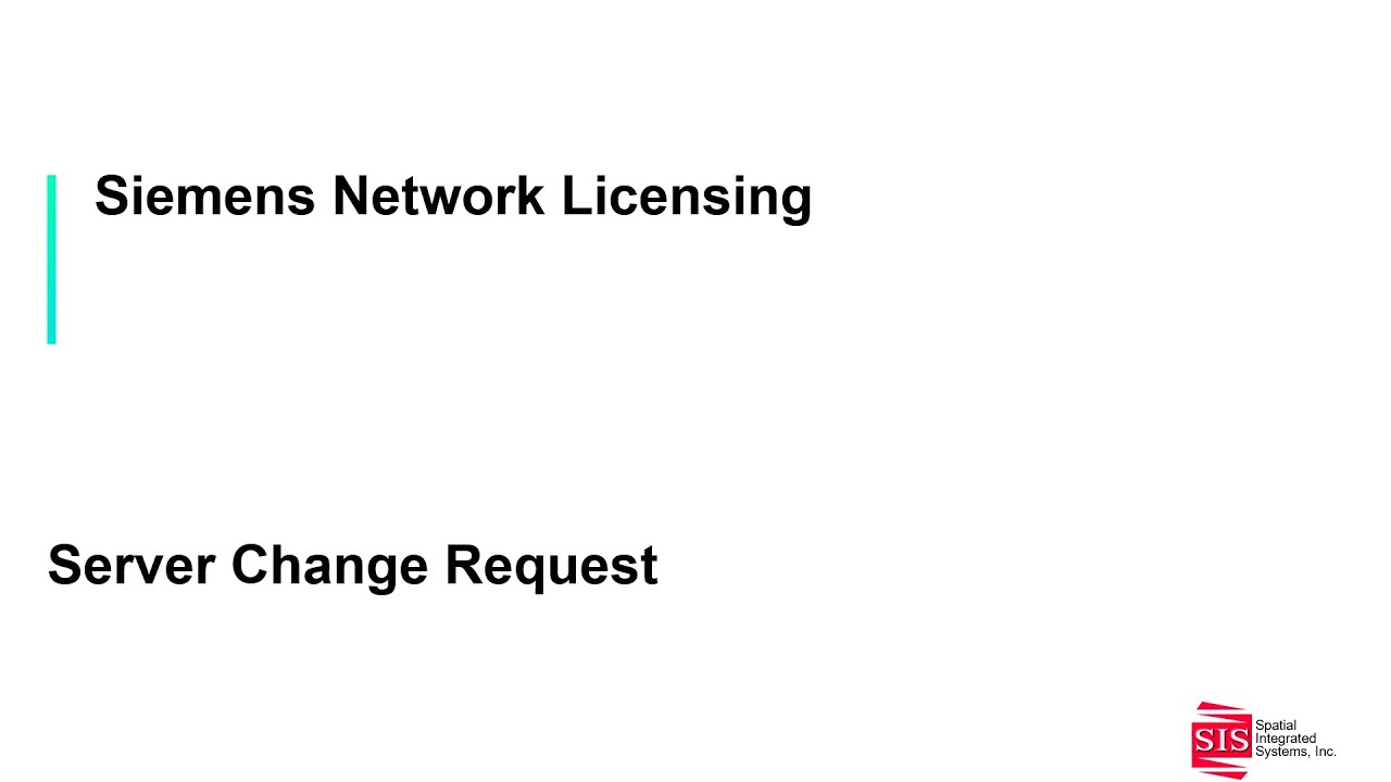 Siemens Server Change Request Form - Follow The Right Process