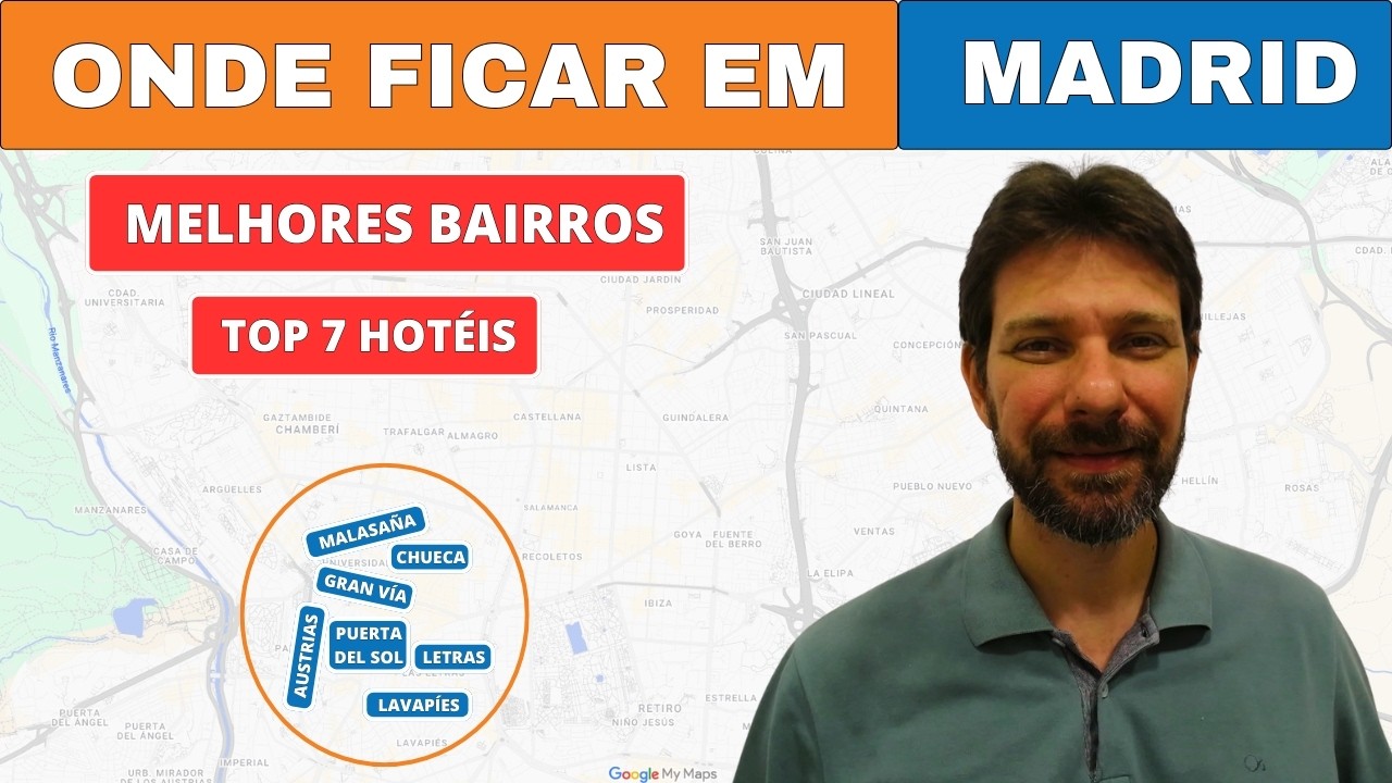 ONDE FICAR EM MADRID | MELHORES BAIRROS | TOP 7 HOTÉIS EM MADRID