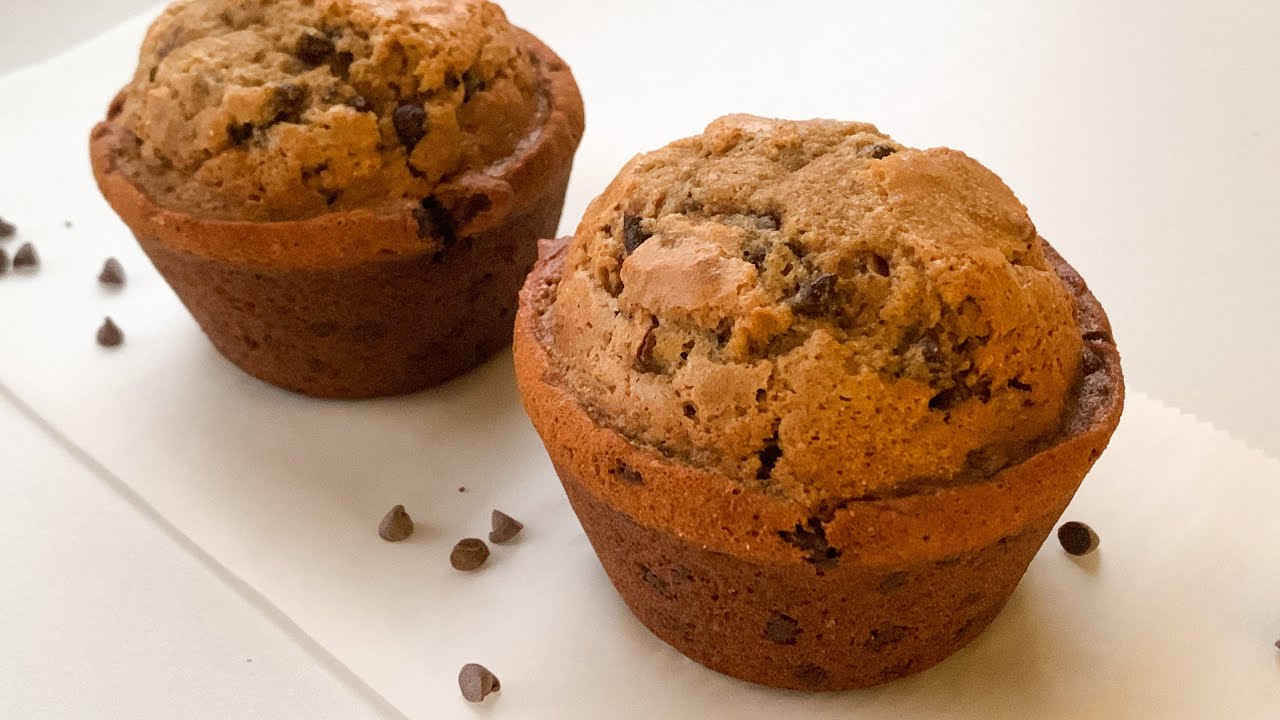 BEST Banana Chocolate Chip Muffins for 2 | MOIST Banana Bread Muffins Recipe