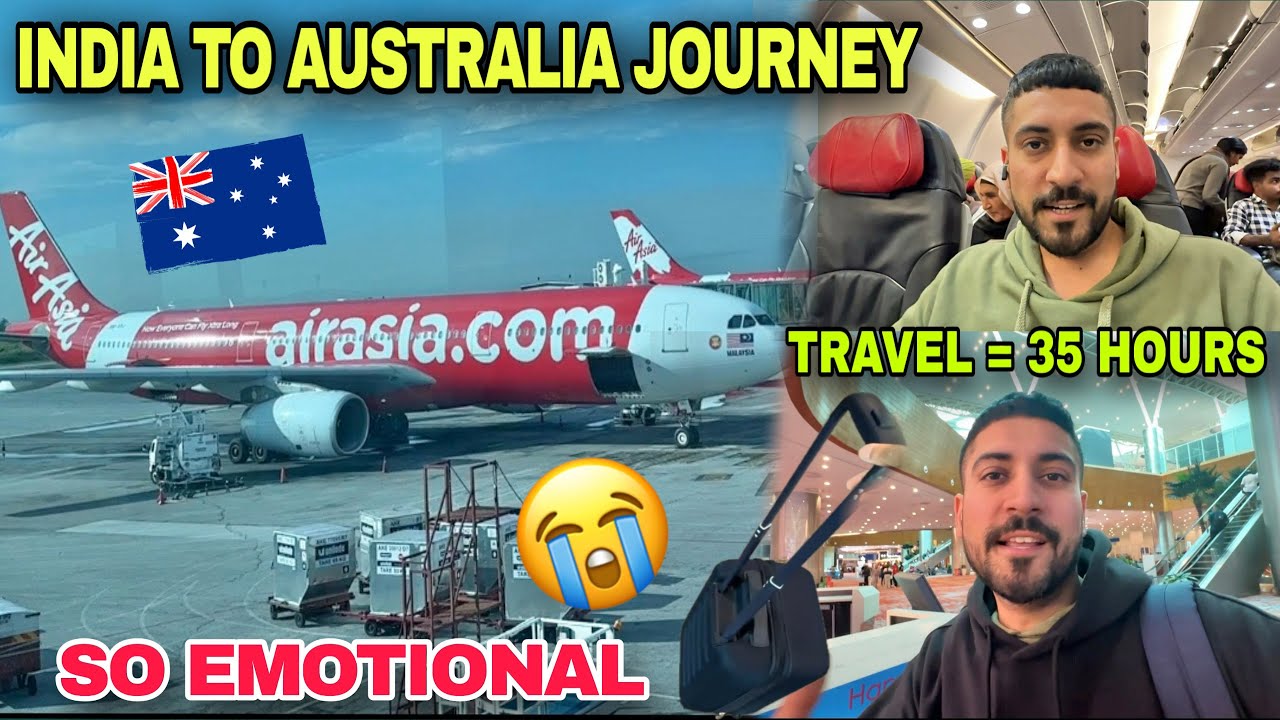 INDIA TO AUSTRALIA JOURNEY ✈️🥹GOING BACK TO SYDNEY | SO EMOTIONAL 😭