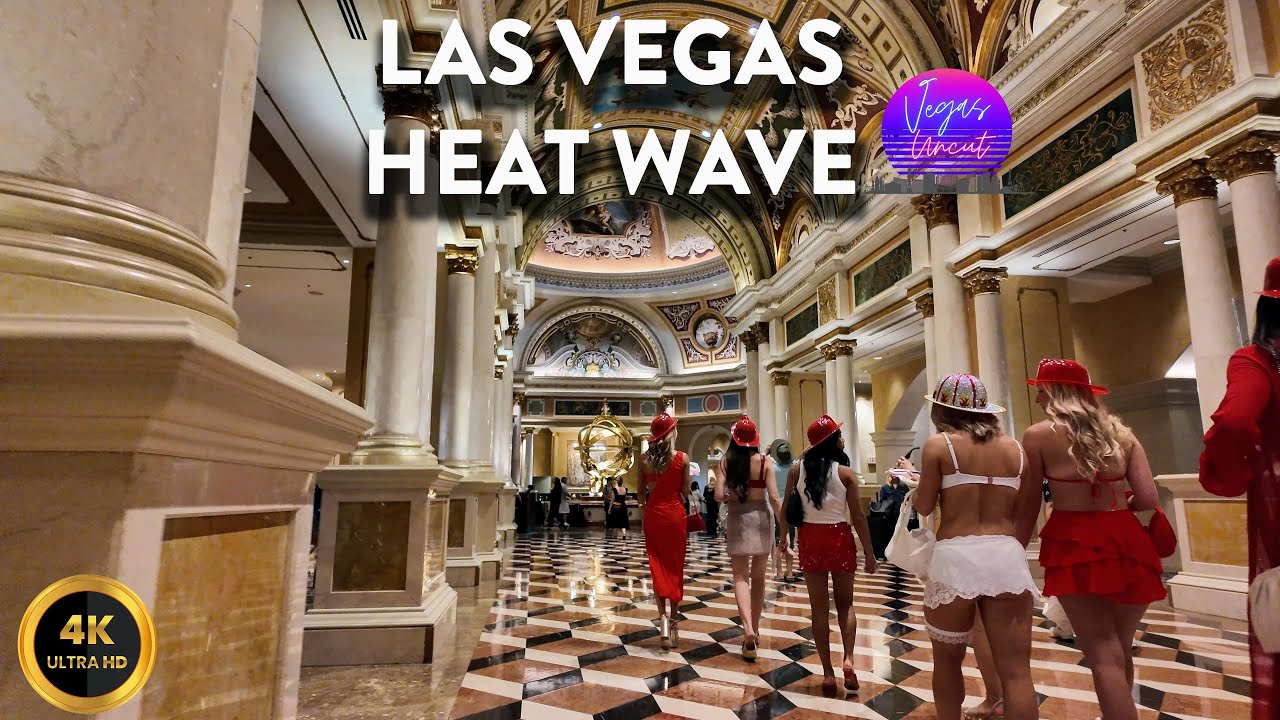 Las Vegas Strip| Heat Wave during the beginning of August 2025 🥵