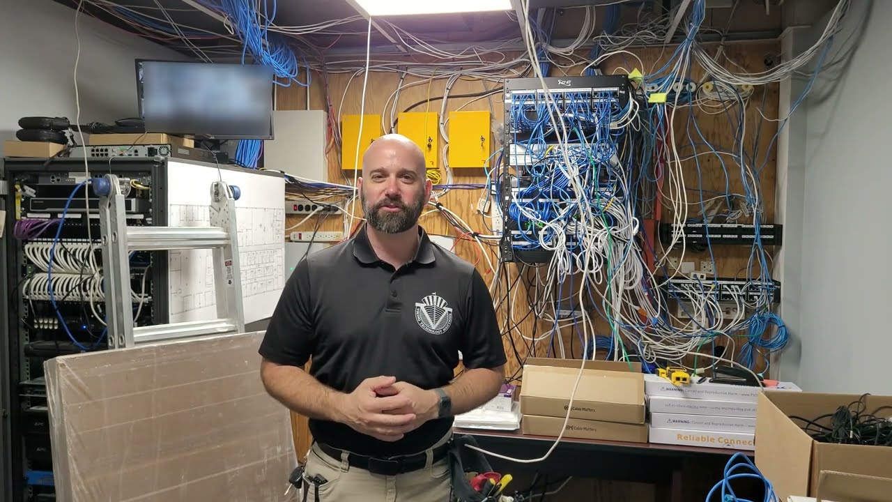 Network Cabling & Server Room Cleanup Timelapse!