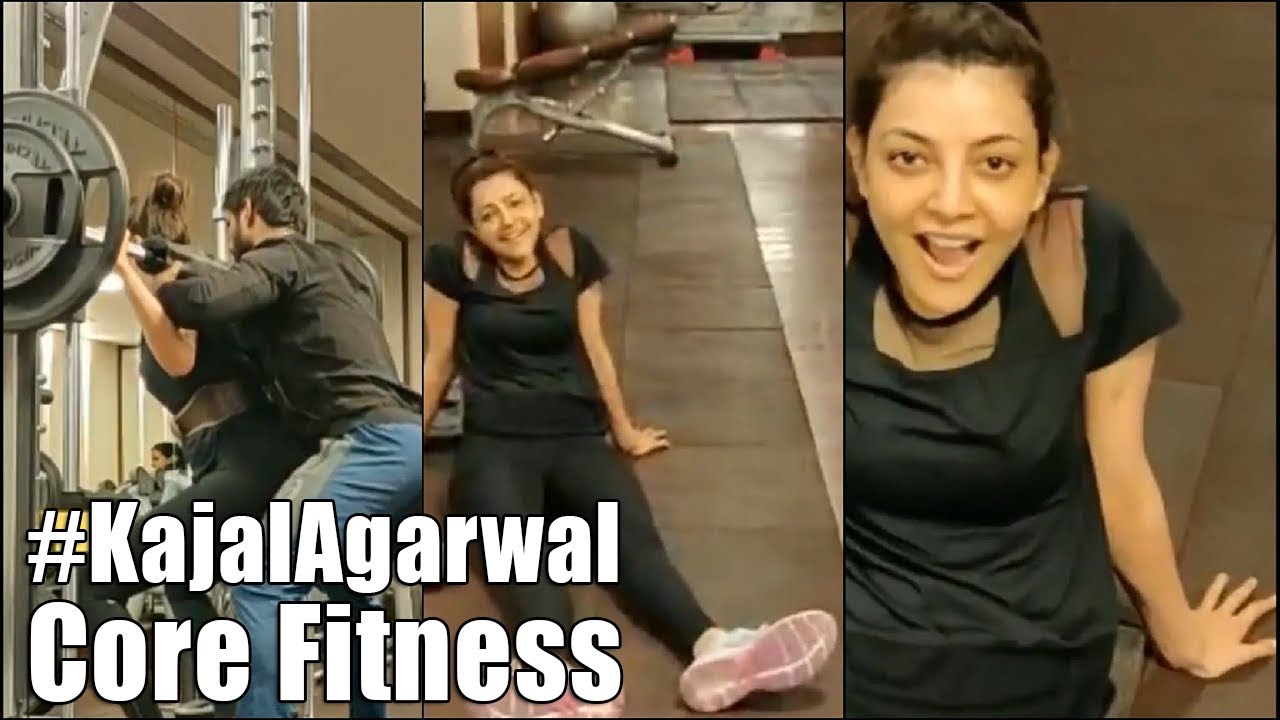 Kajal Agarwal Hard Core Workout || Heavy Weight Lifting By Kajal Agarwal