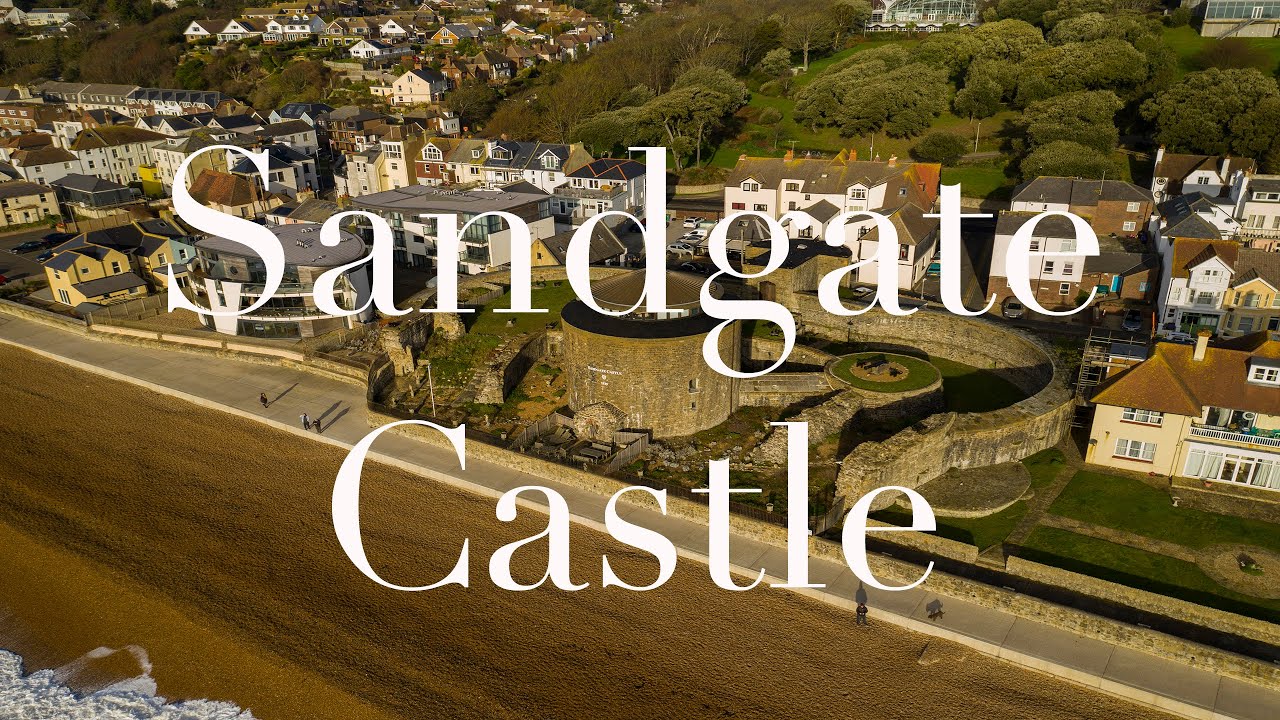 Sandgate Castle and Church 4K 10bit Dji Mavic 2 Pro Drone Footage