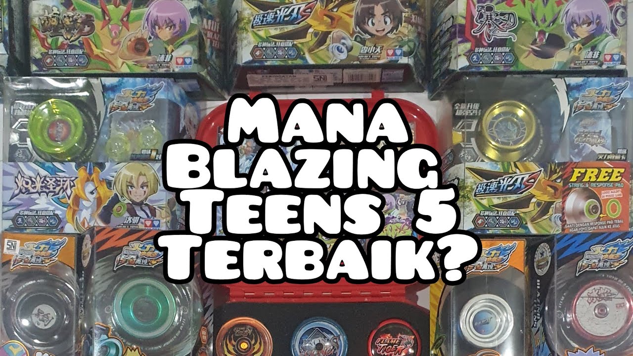5 Y0YO BLAZING TEENS S5 TERBAIK VERSI ARCHIE SANTOYS!