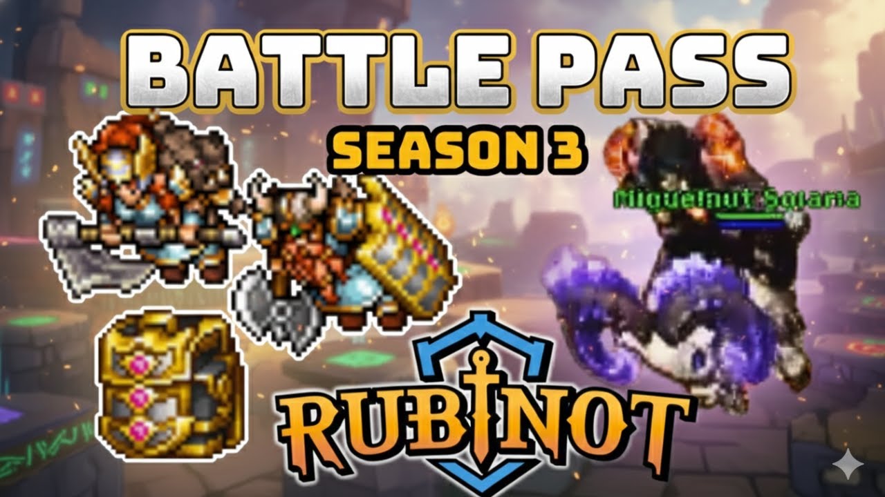 TUDO SOBRE O PASSE DE BATALHA 3 DO RUBINOT