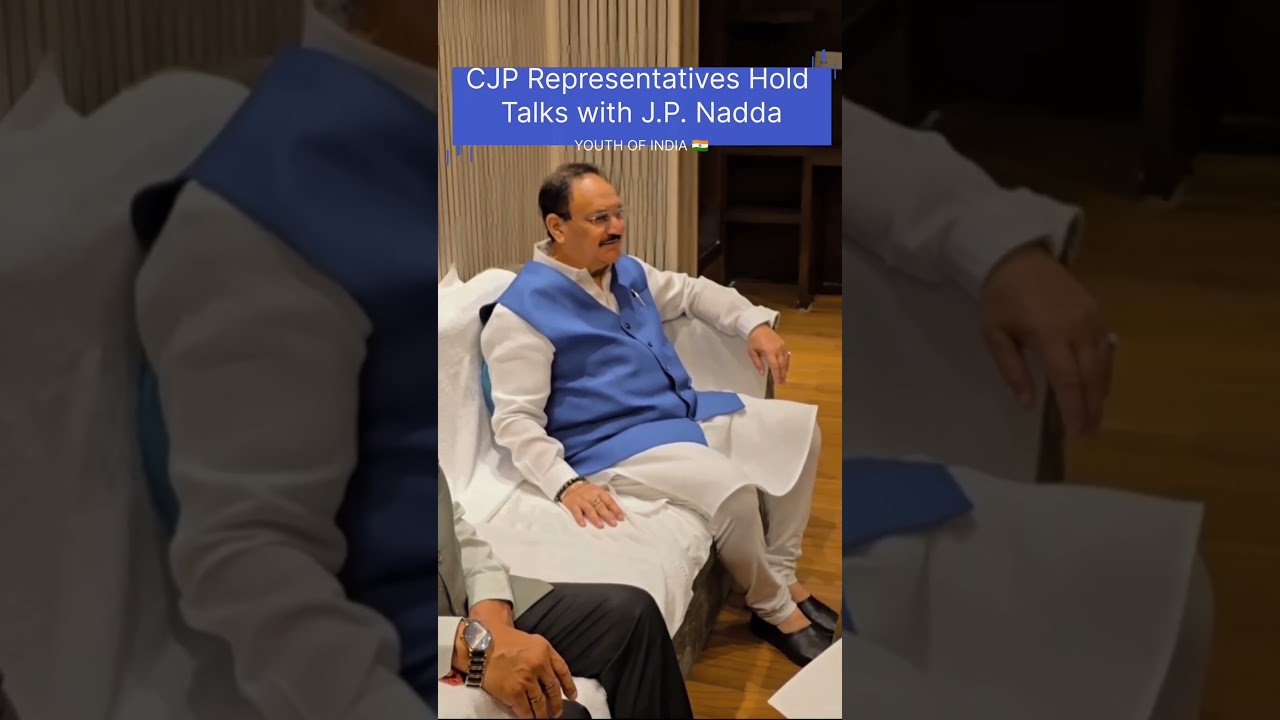 CJP Representatives Hold Talks with J.P. Nadda