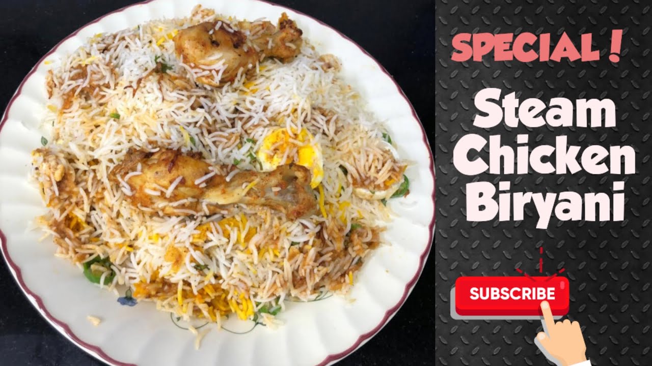Special Steam Chicken Biryani! "Cook with Maria"