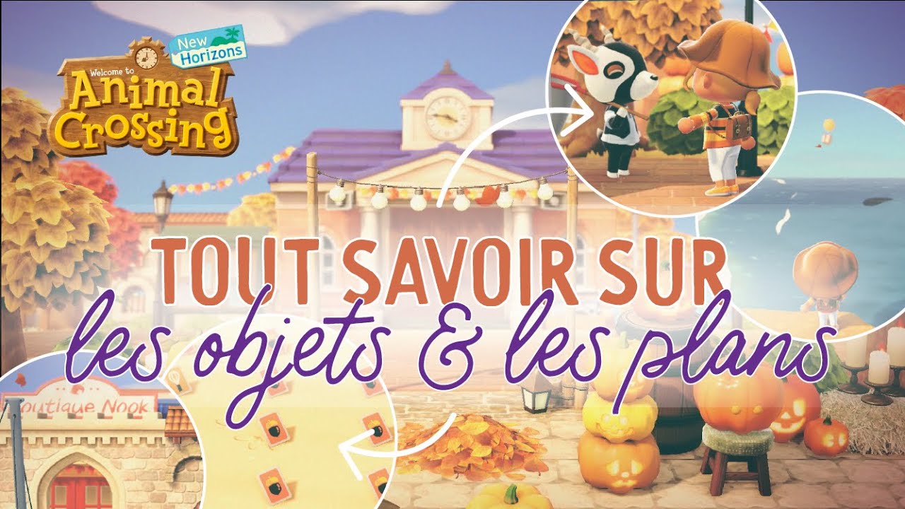 TOUT SAVOIR sur les OBJETS et les PLANS dans Animal Crossing New Horizon